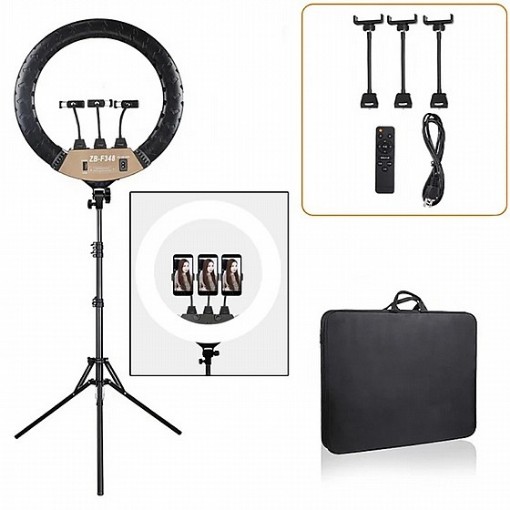 Picture of Professional Ring Light Ring F348 RGB 45cm + Stand 1.6 zb-f458.