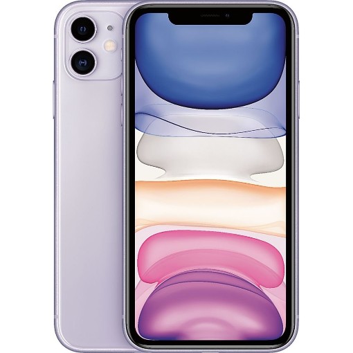 תמונה של טלפון סלולרי Apple iPhone 11 128GB אפל בצבע סגול מחודש - שנה אחריות 