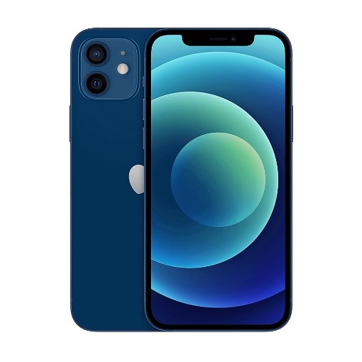 Изображение  (активированный) Мобильный телефон Apple iPhone 12 128 ГБ в синем цвете.