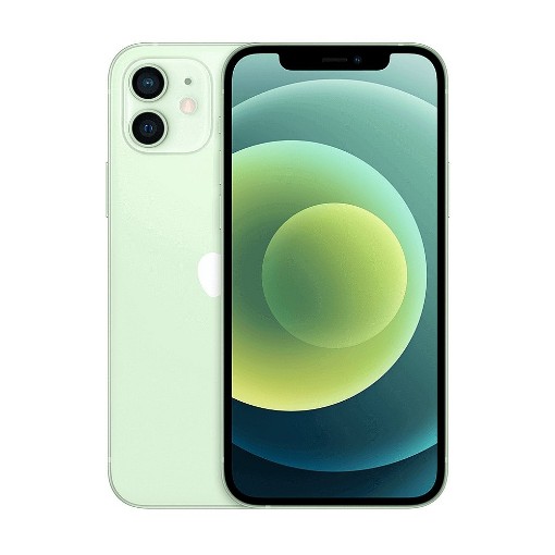 Изображение (Refurbished) Мобильный телефон Apple iPhone 12 128 ГБ в зеленом цвете.