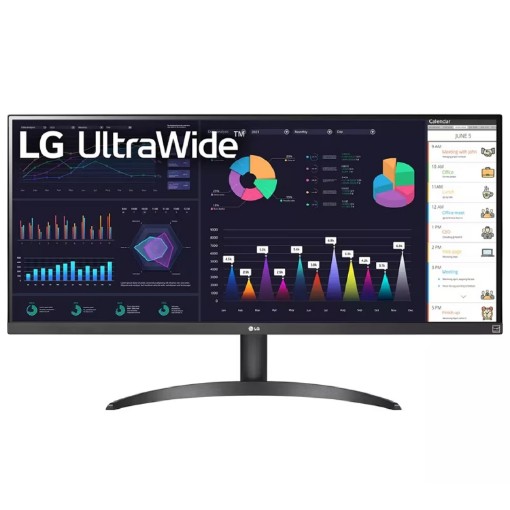 תמונה של מסך מחשב LG 34" UltraWide IPS FHD 100Hz 5ms 34WQ500-B