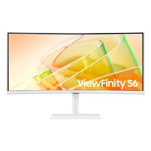 תמונה של מסך מחשב קעור Samsung 34" ViewFinity S6 VA UWQHD 100Hz 5ms 1000R S34C650TAU