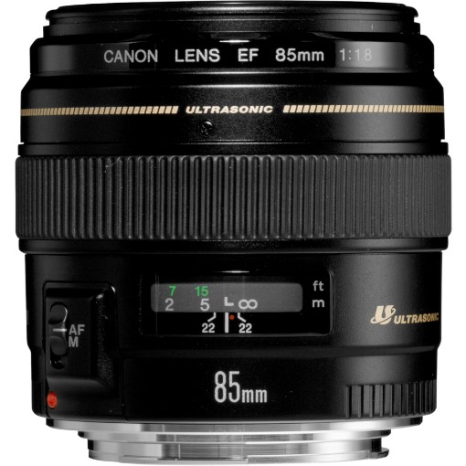 Изображение Canon EF 85mm f/1.8 USM SLR Телефотообъектив Черный