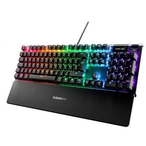Изображение Клавиатура для геймеров SteelSeries Apex 5 US с подсветкой LED.