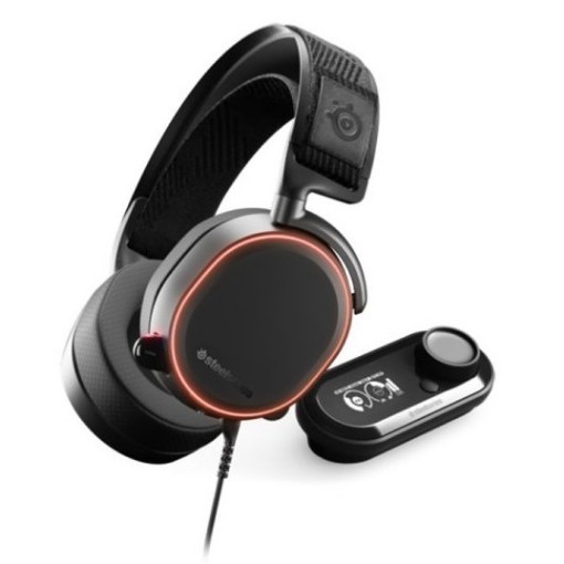 Picture of SteelSeries Arctis Pro + GameDAC gaming headphones.