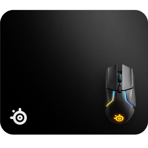 Picture of High-quality SteelSeries QcK Heavy Medium gaming mouse pad.
