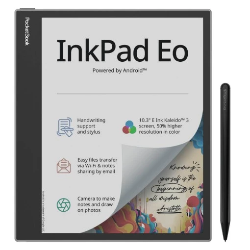 Изображение Электронная книга PocketBook 10.3" InkPad Eo с цветным экраном PB1042-M-WW.