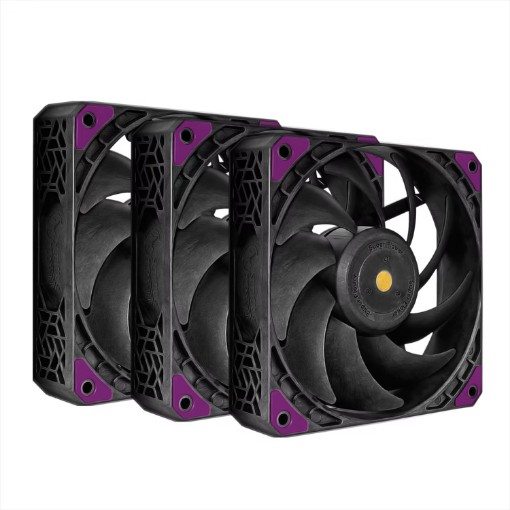 Изображение Вентиляторы Super Flower Megacool 120 мм, упаковка из 3 штук SF-PF121-BK_3P.