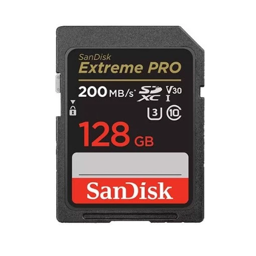 תמונה של כרטיס זיכרון  Extreme Pro SDXC בנפח 128GB מבית Sandisk דגם SDSDXXD-128G-GN4IN