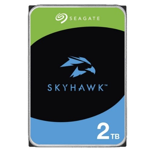 תמונה של כונן קשיח Skyhawk Surveillance בנפח 2TB דגם ST2000VX017 מבית Seagate