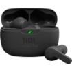 Picture of JBL Wave Beam wireless headphones in black color.