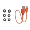 Picture of JBL Wave Beam wireless headphones in black color.