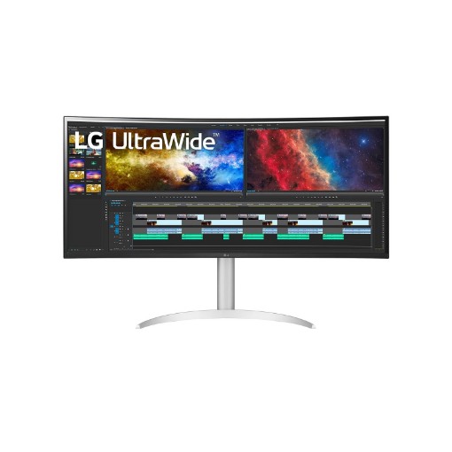 Picture of LG 37.5" UltraWide Curved Computer Monitor IPS QHD 75Hz 5ms 2300R 38BQ85C-W.