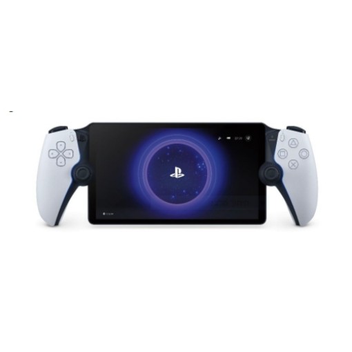 Изображение Переносной экран PlayStation Portal для консоли Sony PlayStation 5 - белого цвета.