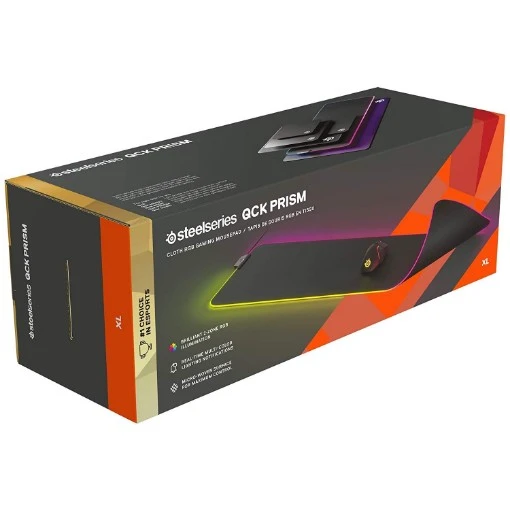 תמונה של משטח לעכבר מואר SteelSeries QCK Prism Cloth XL