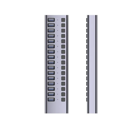תמונה של מפצל Protec HUB 16 Port USB3.0