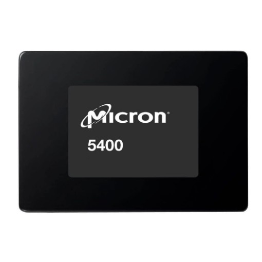 Picture of Micron 5400 MAX 3840GB SATA 2.5" (7mm) Non-SED SSD MTFDDAK3T8TGB-1BC1ZABY drive.