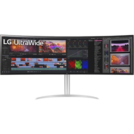 תמונה של מסך מחשב LG 49" DQHD 144Hz 5ms USB-C IPS Curved Monitor 49BQ95C-W