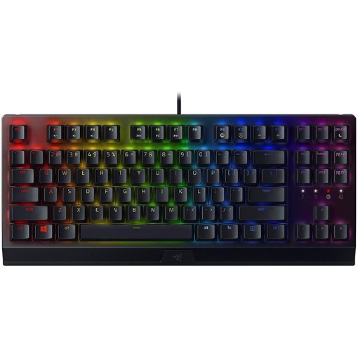 תמונה של מקלדת גיימינג מכנית Razer Blackwidow V3 Tenkeyless Green Switch