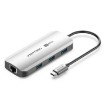 תמונה של מתאם Vention USB-C to HDMI USB-A x3 LAN USB-C PD100W TQHHB