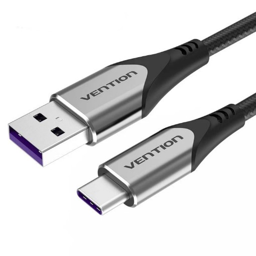 תמונה של כבל Vention USB-A to USB-C 5A/40W Super Charge 2m