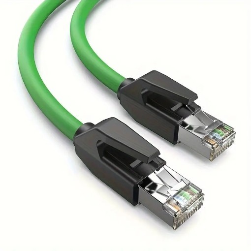 תמונה של כבל Vention CAT6a SFTP Industrial Flexible Patch Cable 2M Green