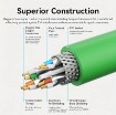 תמונה של כבל Vention CAT6a SFTP Industrial Flexible Patch Cable 2M Green