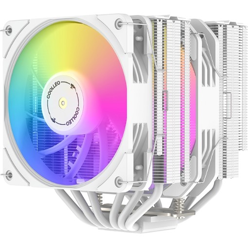 תמונה של קירור למעבד Coolleo Etian P60T Symphony V2 ARGB White CPU Cooler