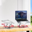 Изображение Регулируемая подставка для ноутбука с вращающейся базой 360° от UNITEK