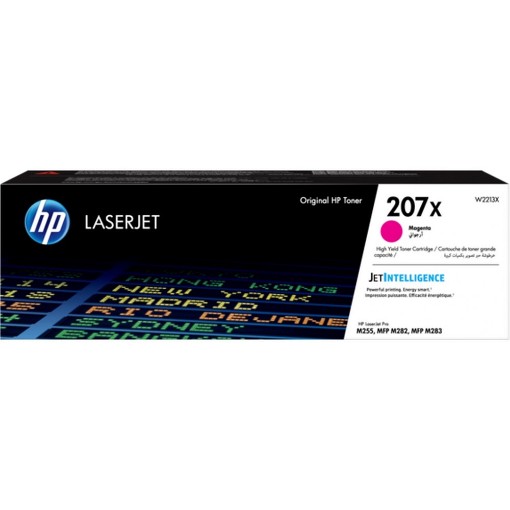 תמונה של מחסנית טונר לייזר מג'נטה HP 207X מקורי