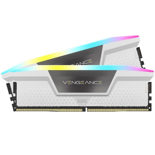 Изображение Оперативная память Corsair DDR5 32GB (2x16G) 6000 CL30 Vengeance RGB White CMH32GX5M2B6000C30W.