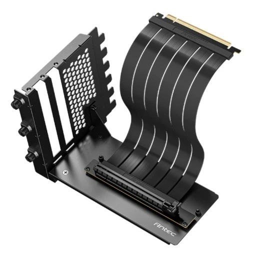 Изображение Набор вертикального адаптера с кабелем Antec RTX40 PCI-E 4.0 Riser Cable Vertical Bracket Kit.