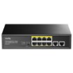 תמונה של סוויץ' CUDY GS1010P-IL עם 8 פורטי Gigabit PoE+ ו-2 פורטי Uplink Gigabit