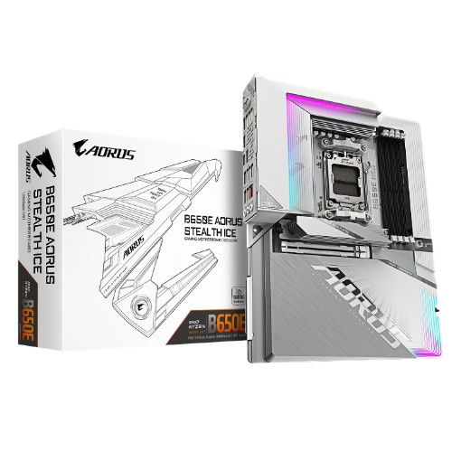 Изображение Материнская плата Gigabyte B650E AORUS STEALTH ICE.