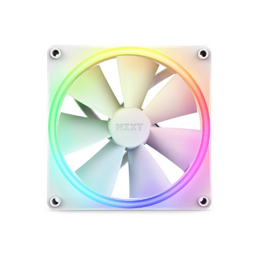 תמונה של מאוורר מארז NZXT F140 RGB Duo 140mm לבן