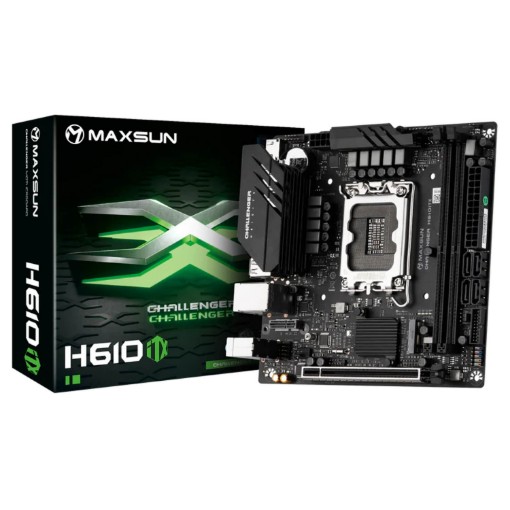 Изображение Материнская плата MAXSUN Challenger H610ITX 2.5G.