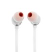 Изображение Наушники In Ear JBL Tune T310C белого цвета.