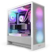 Изображение Корпус компьютера NZXT H5 Flow RGB - белый.