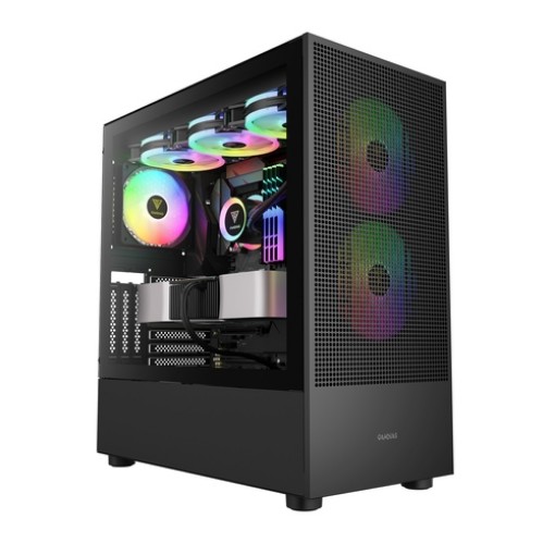 Изображение Корпус компьютера GAMDIAS TALOS M3 MESH Mid-Tower E-ATX с 3 вентиляторами ARGB.