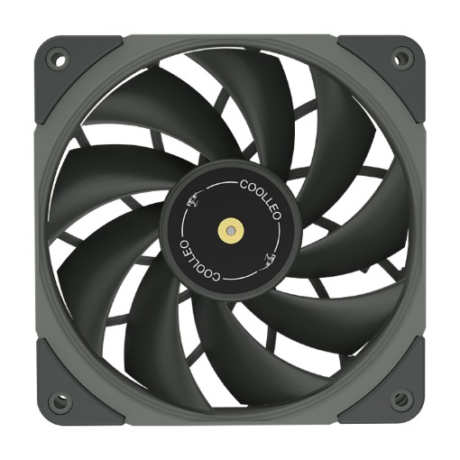 Изображение Вентилятор Coolleo 120mm FDB Bearing 3000RPM серого цвета.