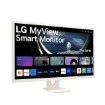 תמונה של מסך מחשב חכם LG 32SR50F-W MyView 31.5'' LED FHD IPS בצבע לבן