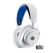 Изображение Беспроводные игровые наушники SteelSeries Arctis Nova 7P белого цвета.