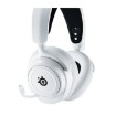Изображение Беспроводные наушники с оголовьем для игр SteelSeries Arctis Nova 7X белого цвета.