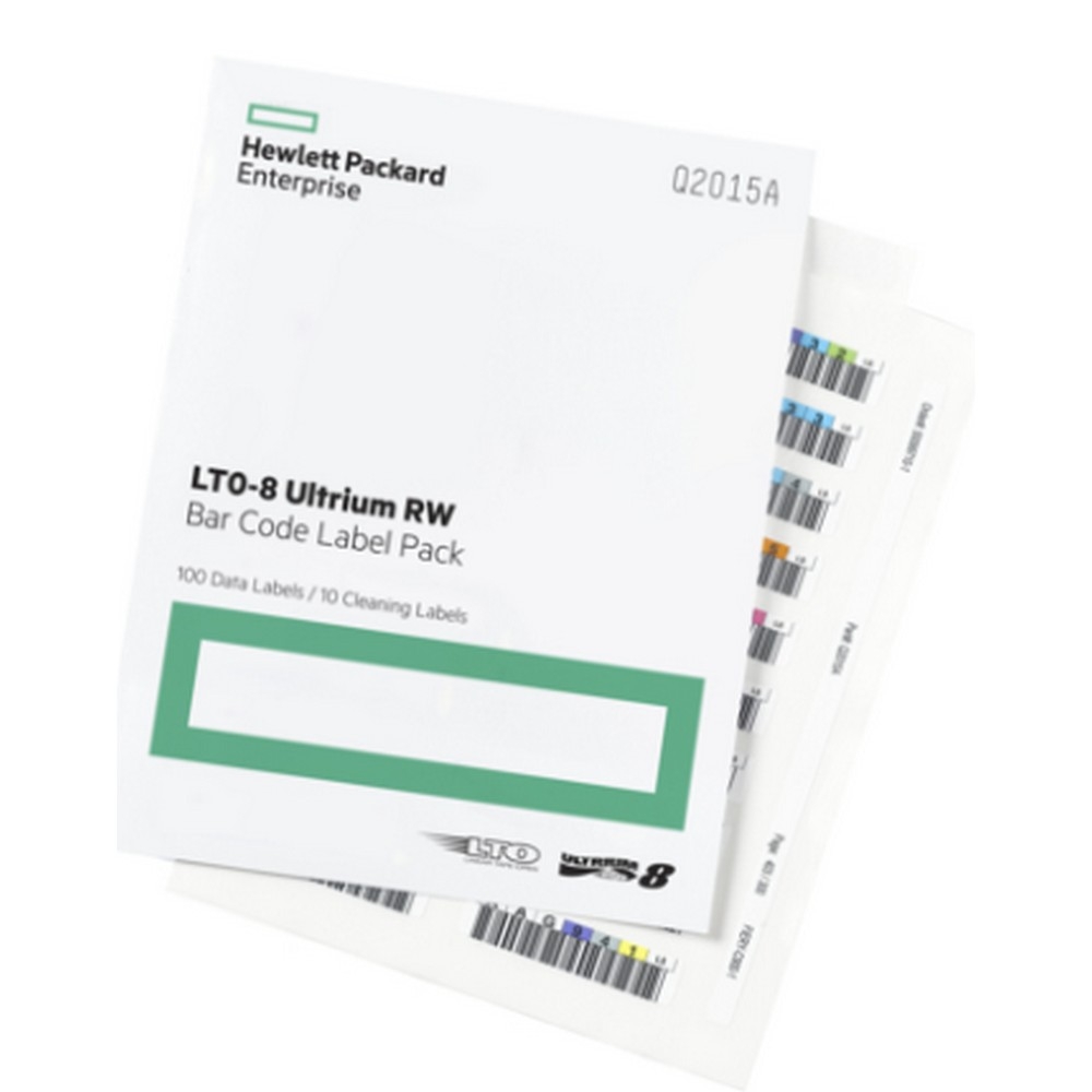 HP labels for Q2015A LTO8 backup tapes. 1PC.co.il