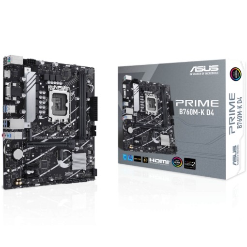 Изображение Материнская плата ASUS PRIME B760M-K D4.