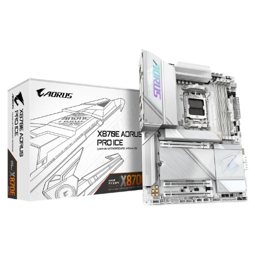 תמונה של לוח אם Gigabyte X870E AORUS PRO ICE