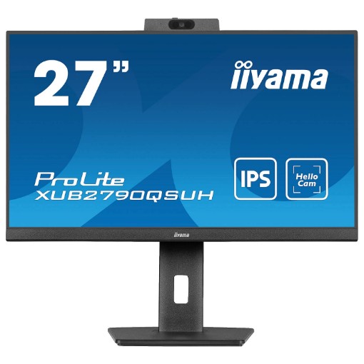 Изображение Монитор IIYAMA 27" ProLite QHD 100Hz 0.4ms USB-C PD65W IPS XUB2790QSUH-B1.