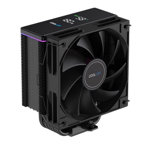 תמונה של קירור למעבד Coolleo B60 DIG BK (V2) בצבע שחור