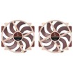 תמונה של זוג מאווררים למארז Noctua NF-A14X25r G2 PWM SX2-PP 140mm