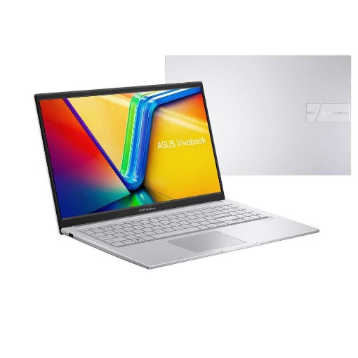 Изображение Ноутбук Asus Vivobook 15 X1504VA-BQ629W серебристого цвета.
